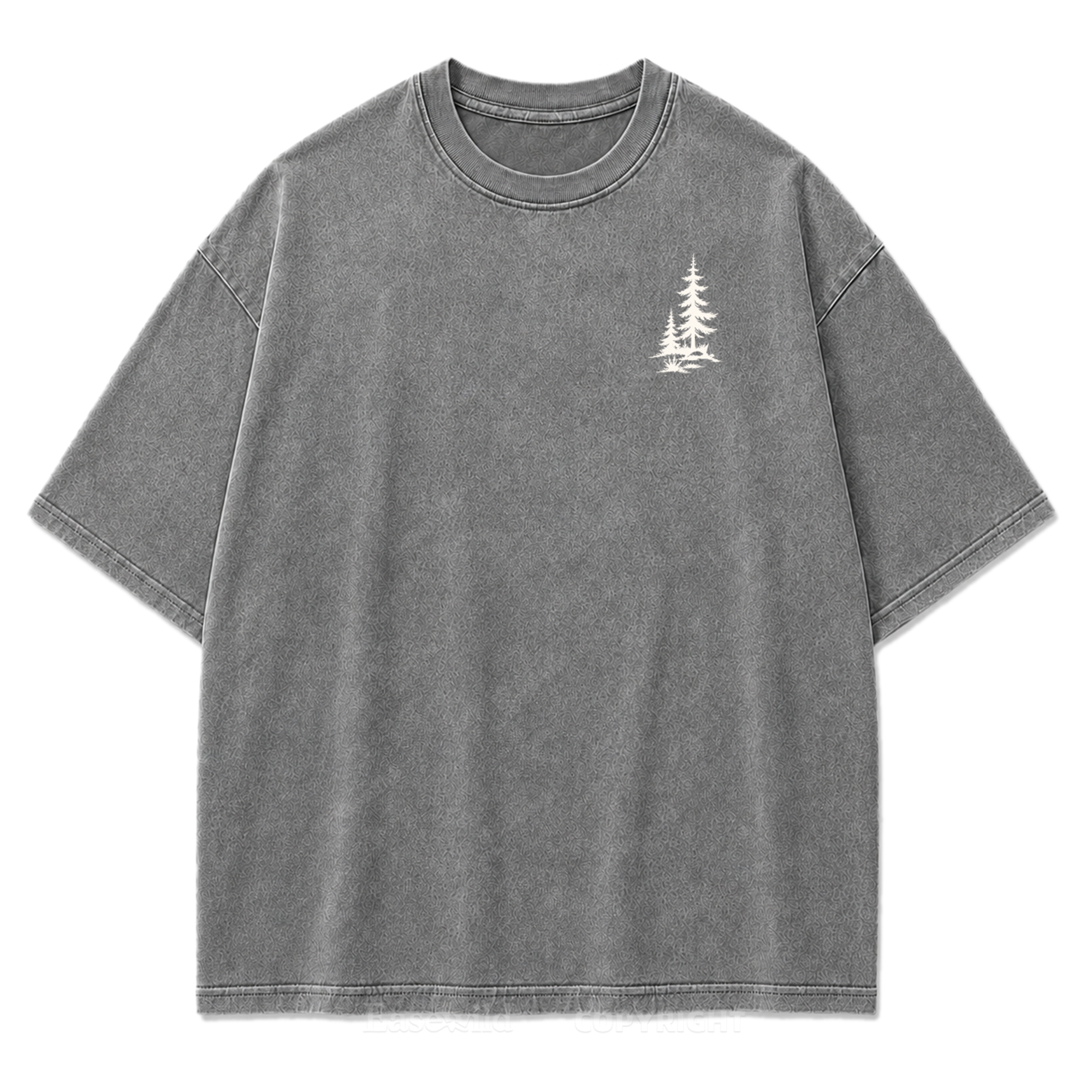 Go Somewhere Quiet Washed Print Tee