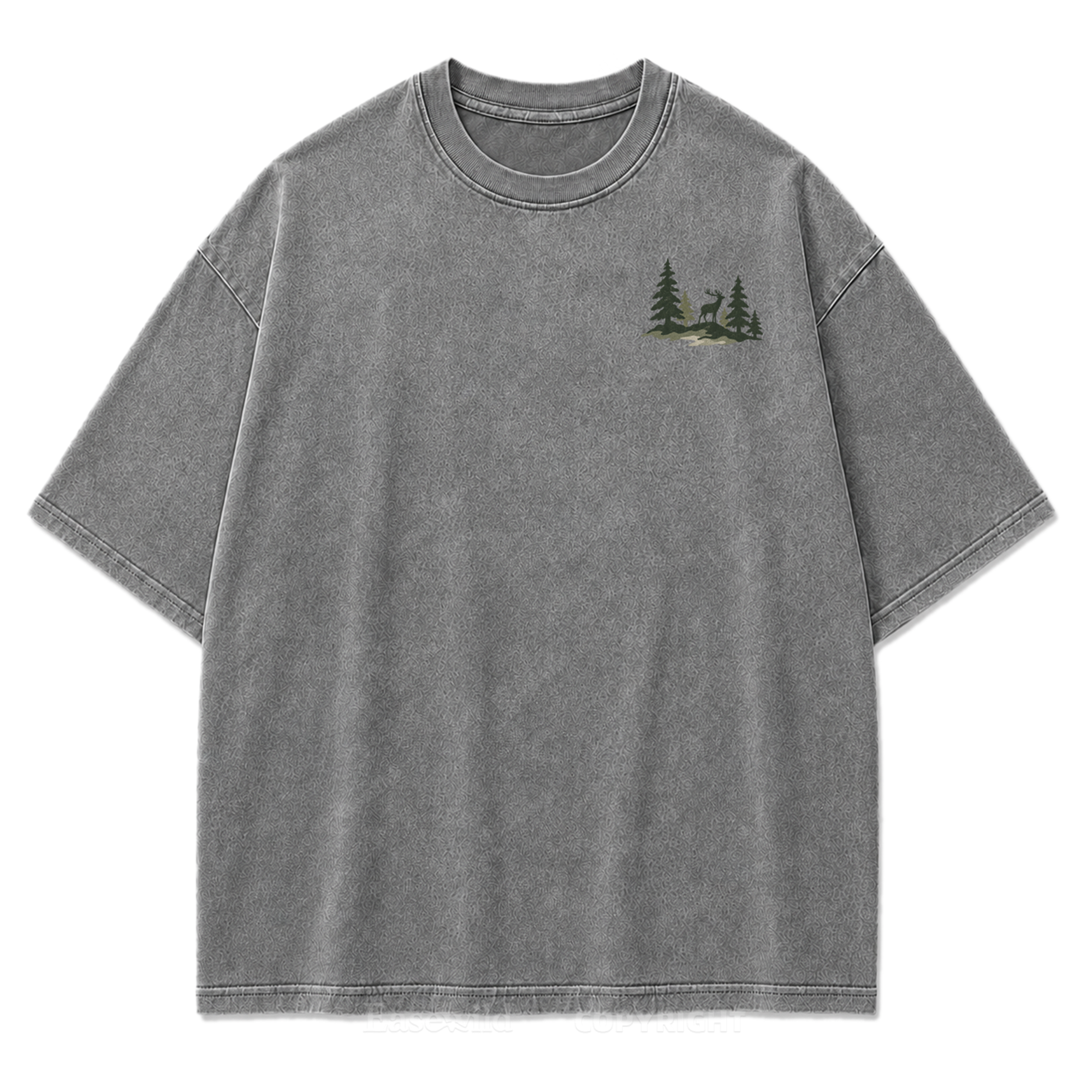 Find Me Offline T-Shirt mit Waschung