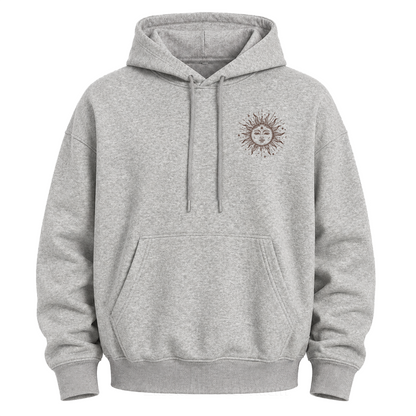 Sonne & Mond "Celestial Washed" Grafik-Kapuzenpullover
