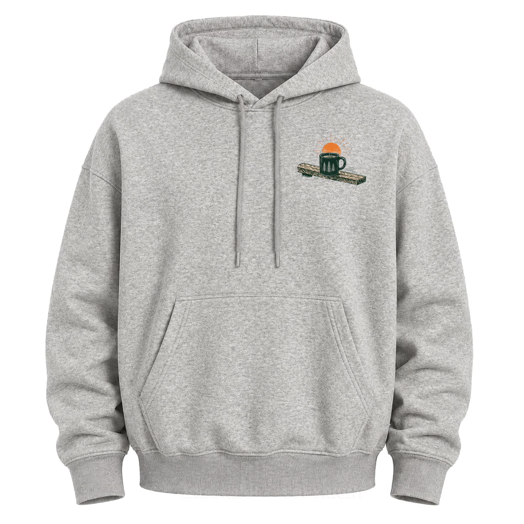 Morgenstunden am See Grafik-Hoodie