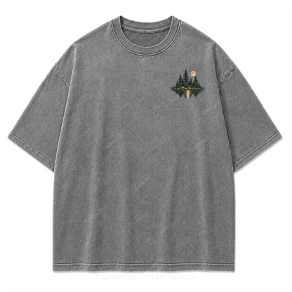 Lake Nights Washed Print Tee