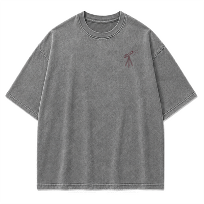 Keep Looking Up Graphic Print Tee