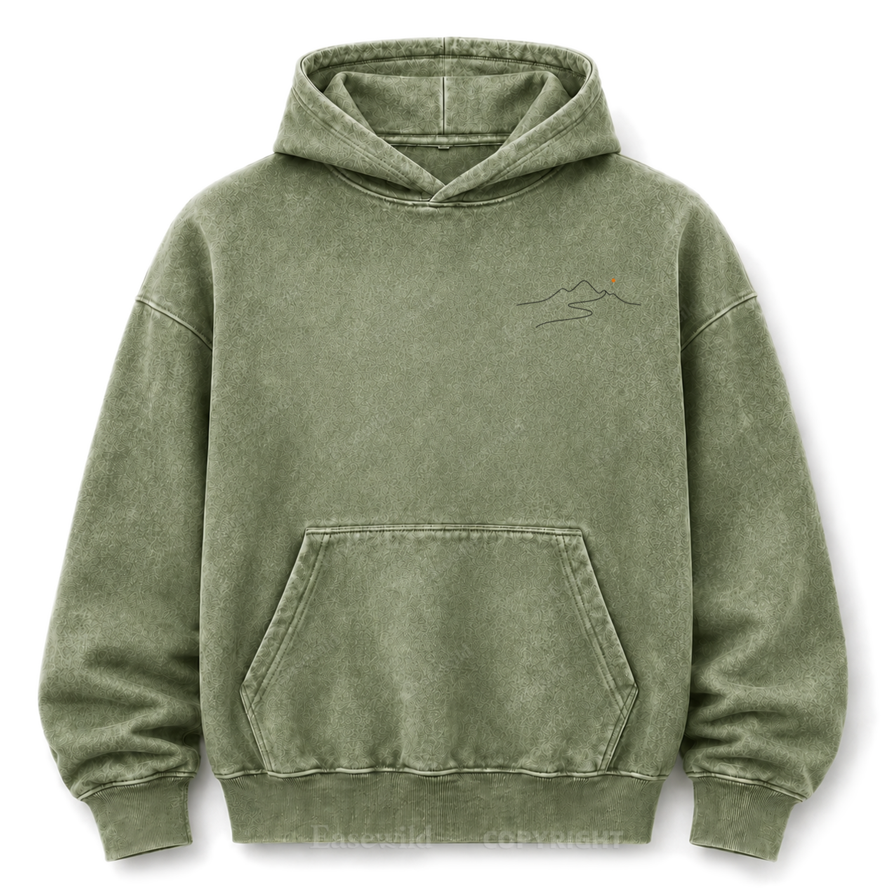 Go Where You Feel Truly Alive Washed Graphic Hoodie