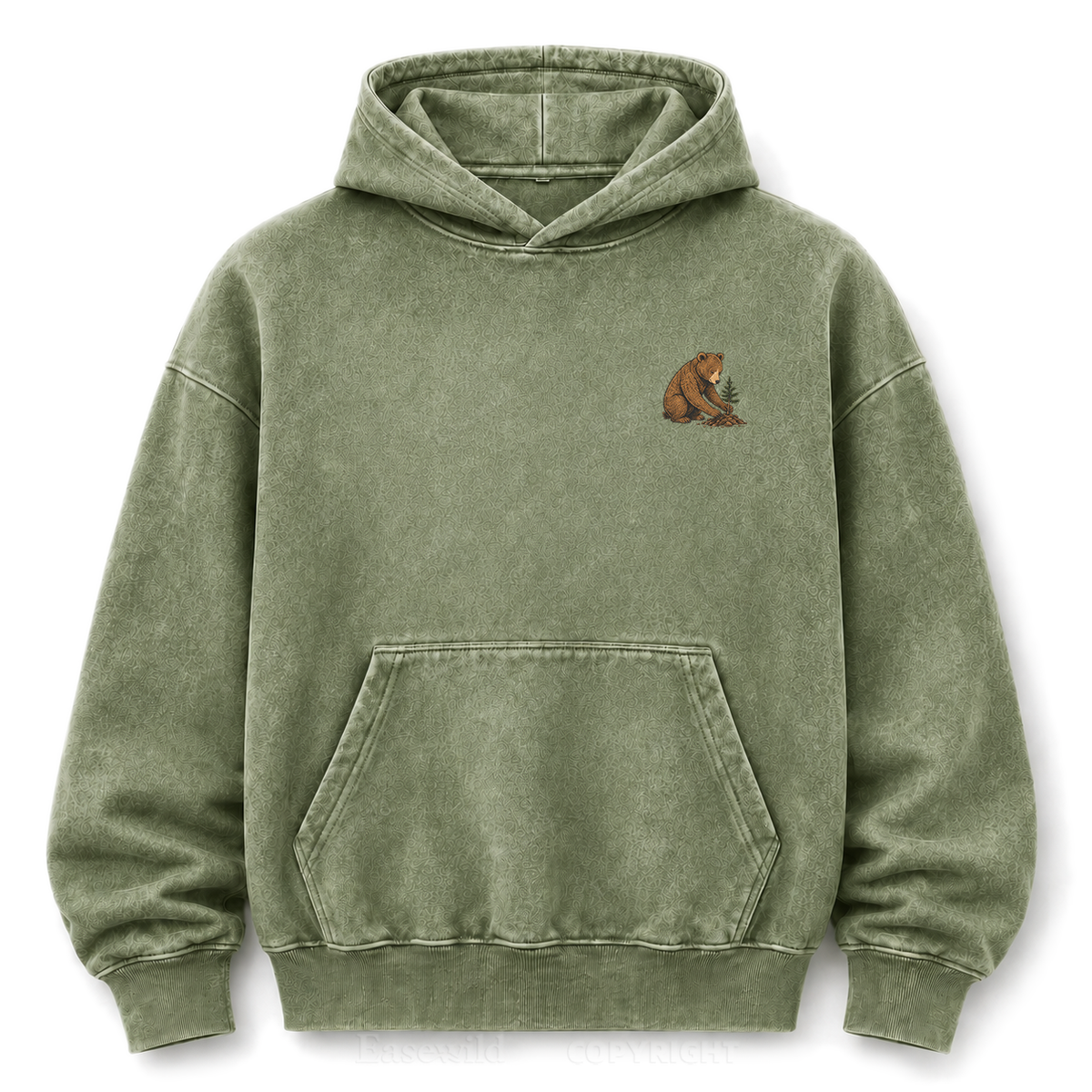 Leave It Better – Vintage Bear & Mountain Washed Graphic Hoodie