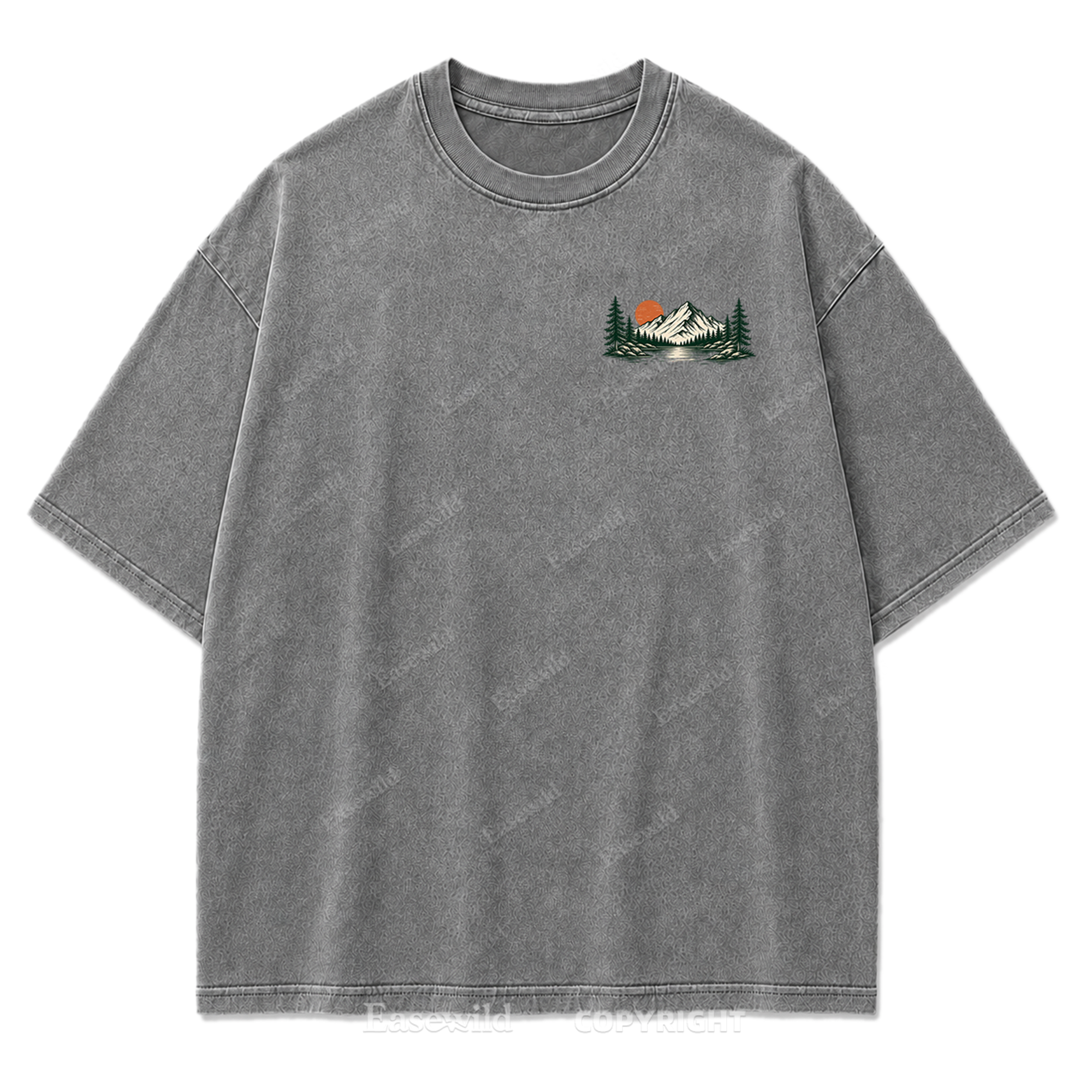 Campfire Evenings Outdoor Washed Print Tee
