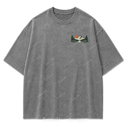 Campfire Evenings Outdoor Washed Print Tee