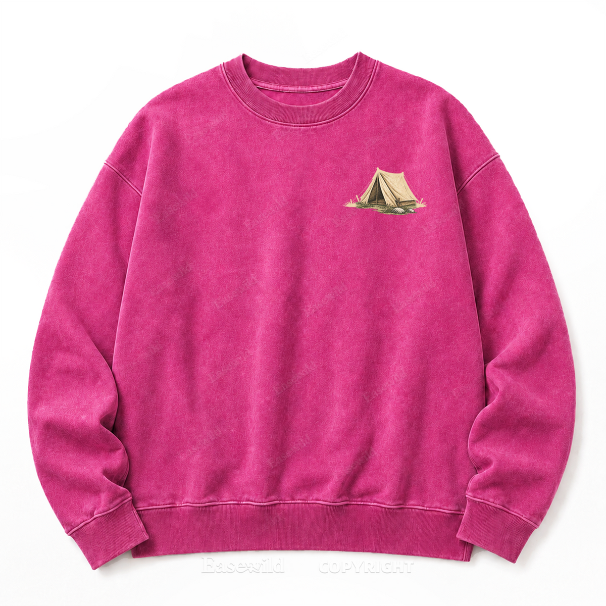 Camp Coffee Mornings Washed Graphic Sweatshirt