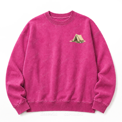Camp Coffee Mornings Washed Graphic Sweatshirt