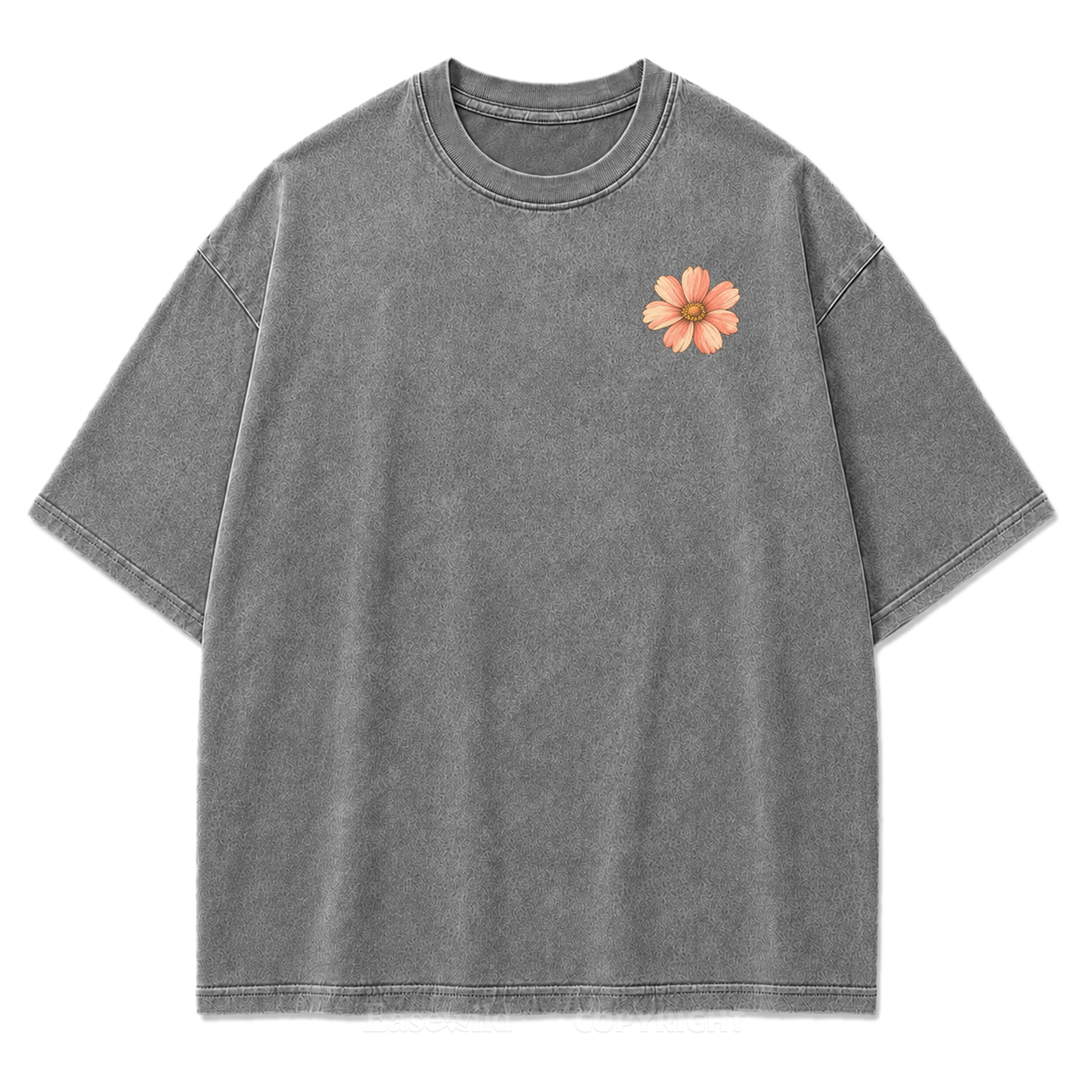 Golden Hour Lakeside Van Washed Print Tee