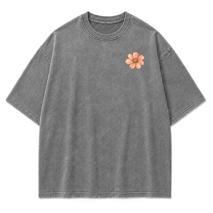 Golden Hour Lakeside Van Washed Print Tee