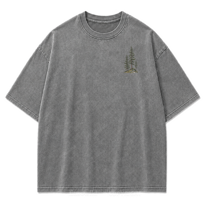 Higher Ground Softer Thoughts Washed Print T-Shirt