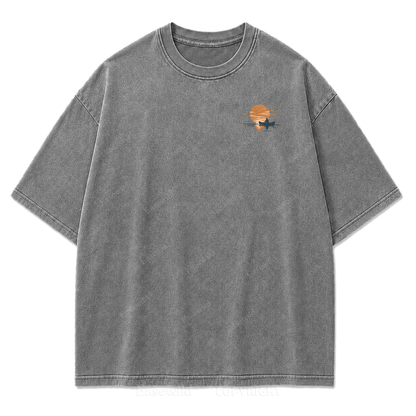 Stay Awhile by the Water Print Tee