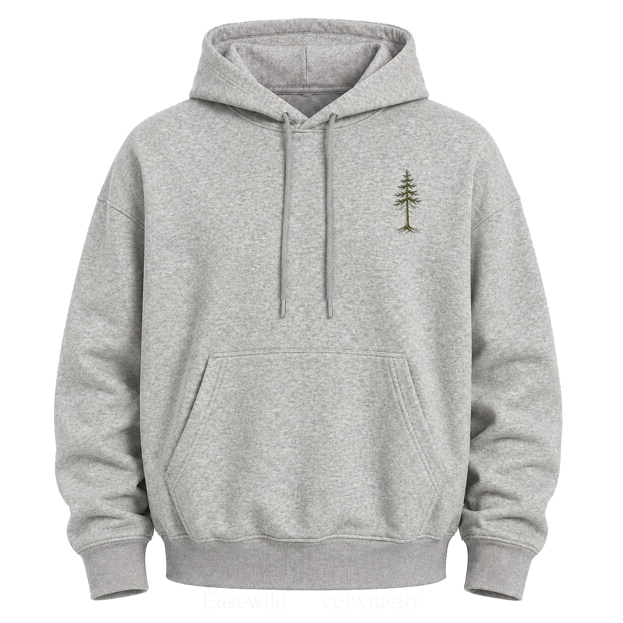Wild in Quiet Ways Vintage Pine Graphic Hoodie