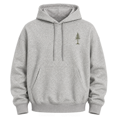 Wild in Quiet Ways Vintage Pine Graphic Hoodie