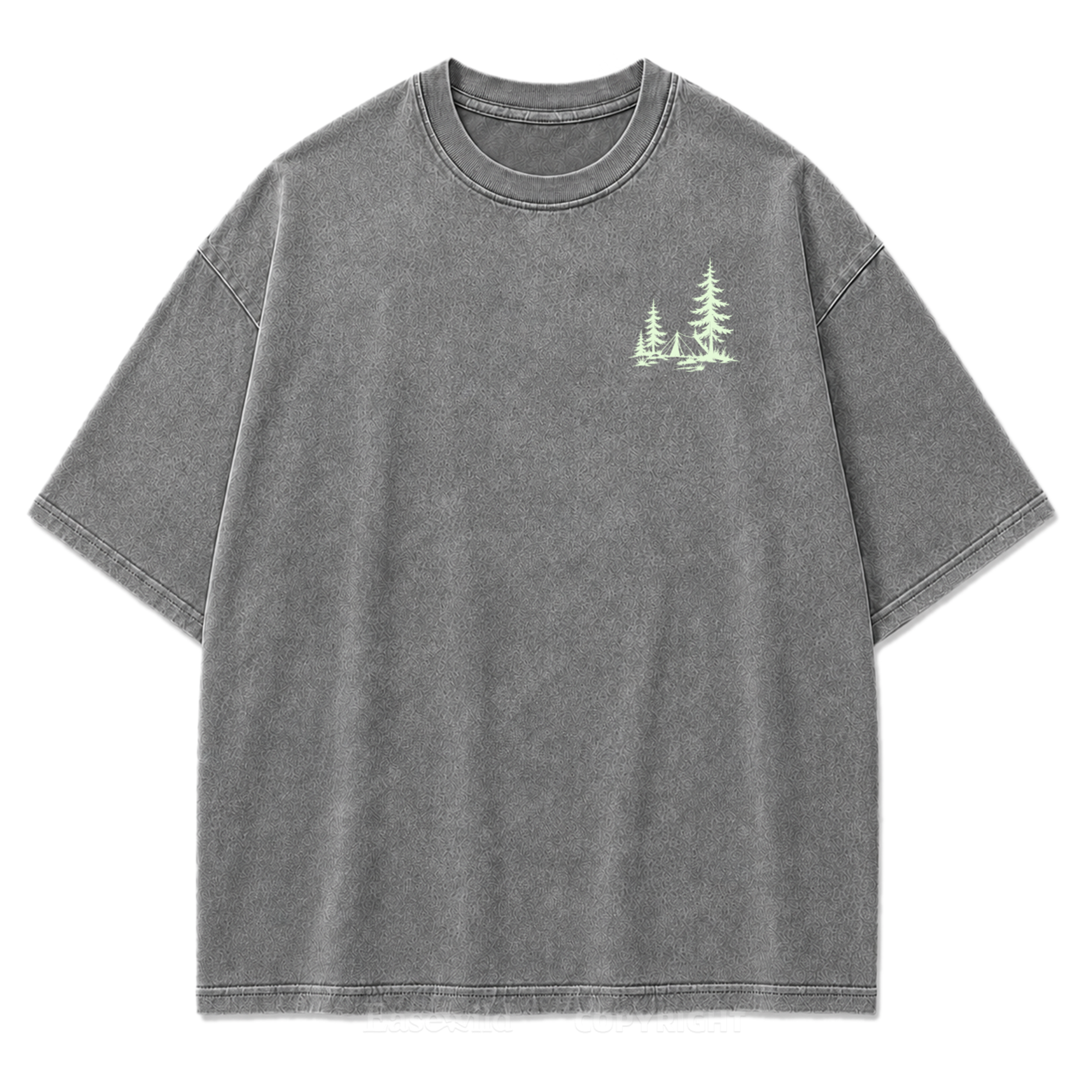 Pinebound Nights Washed Print Tee