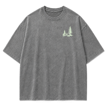 Pinebound Nights Washed Print Tee