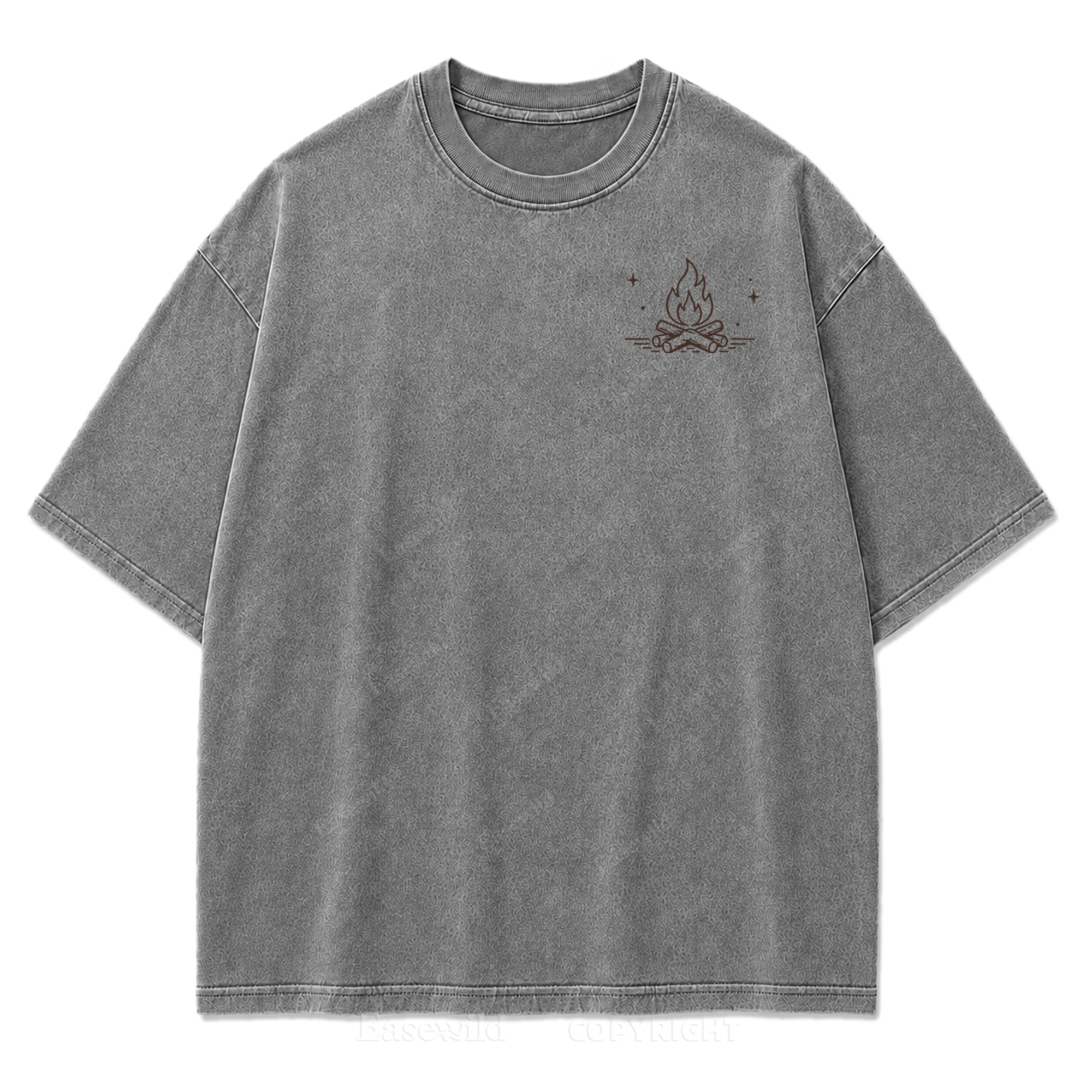 Find Me by the Fire Washed Print Tee