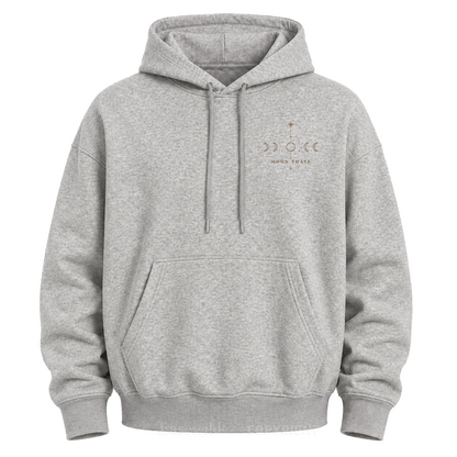 Kapuzenpullover mit Mondphasengrafik