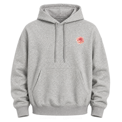 Love Grows Wild Here Vintage Floral Graphic Hoodie