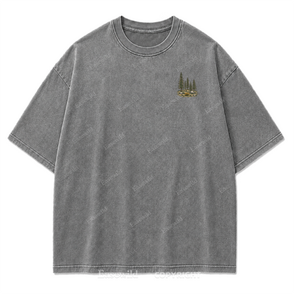 Country Roads Take Me Home T-Shirt mit Washed Print