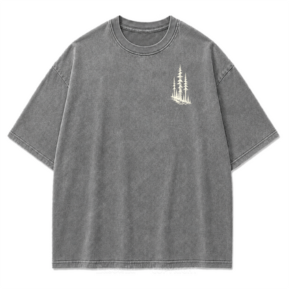 In the Stillness Mountain Washed Print Tee