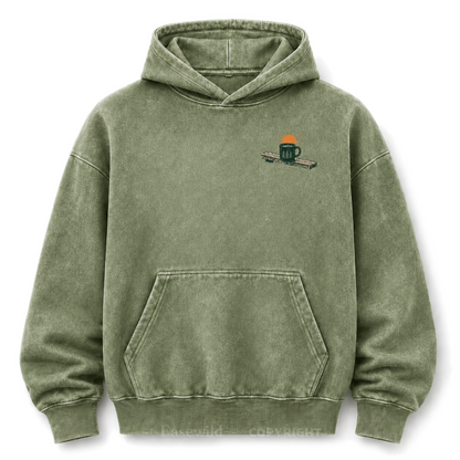 Slow Mornings Lakeside Washed Grafik-Hoodie