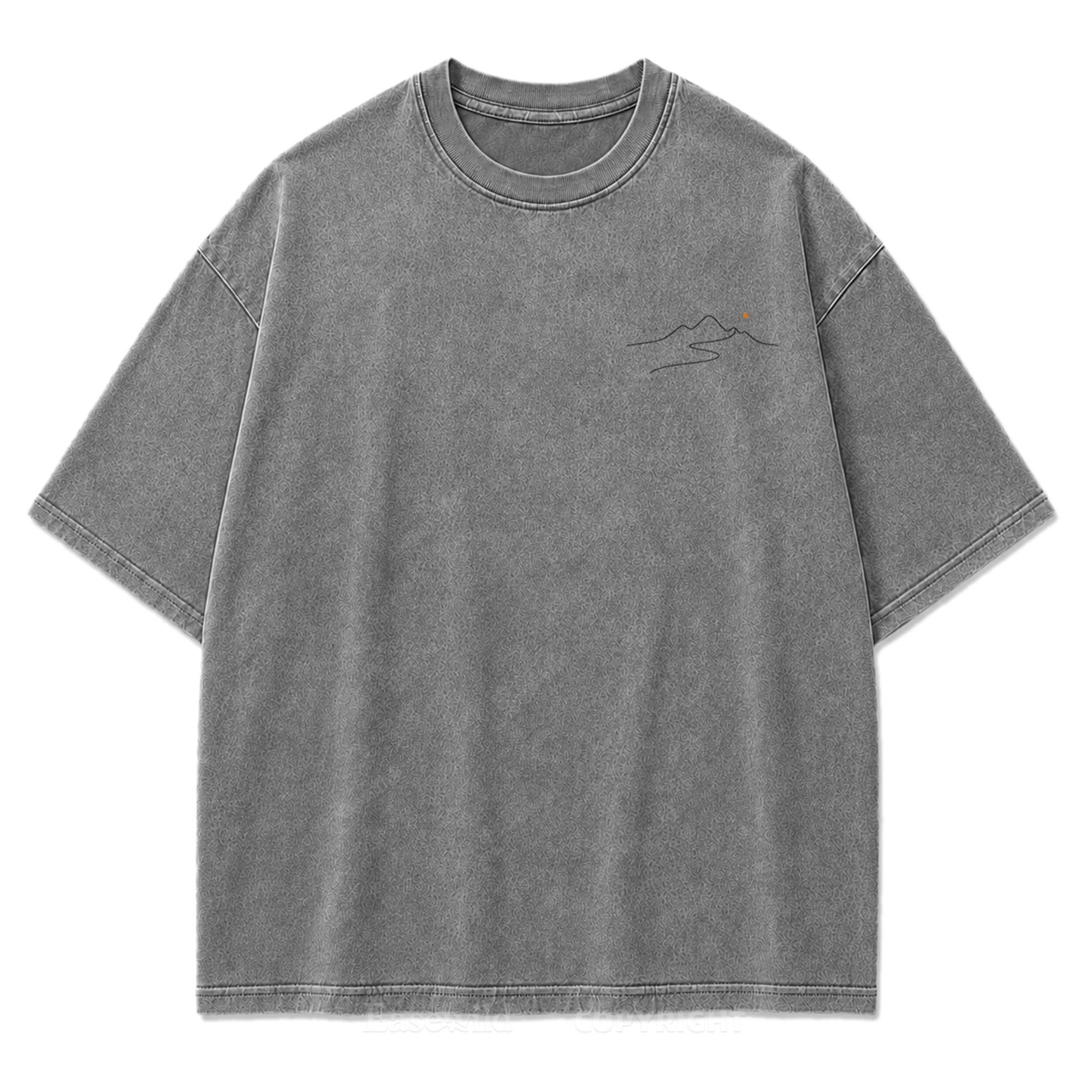 Go Where You Feel Most Alive Washed Print Tee