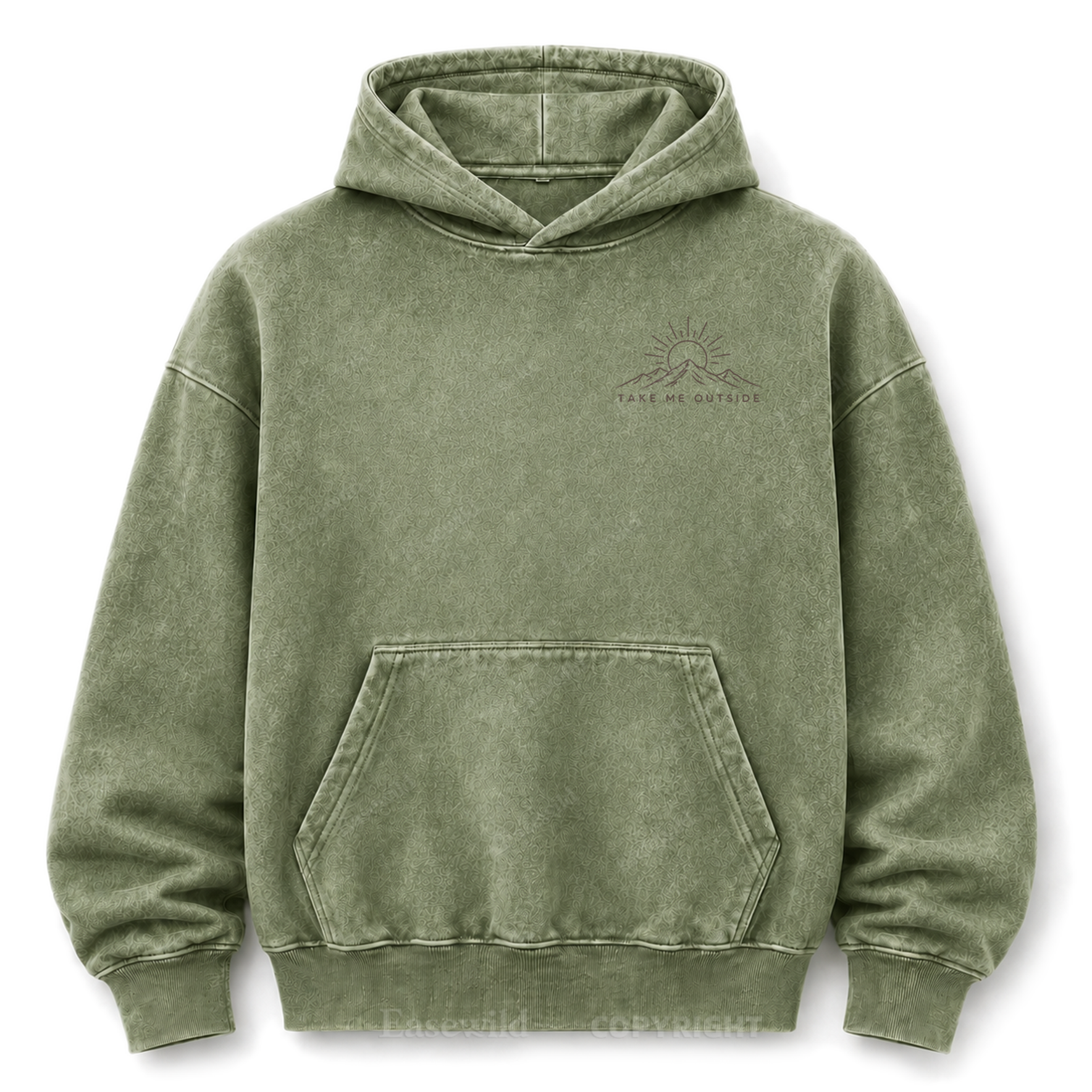 Take Me Outside Out West Washed Graphic Hoodie