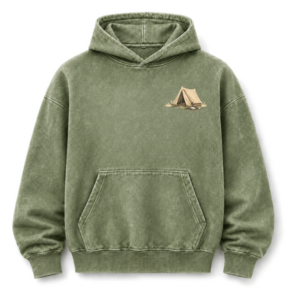Lakeside Coffee Camp Washed Graphic Hoodie