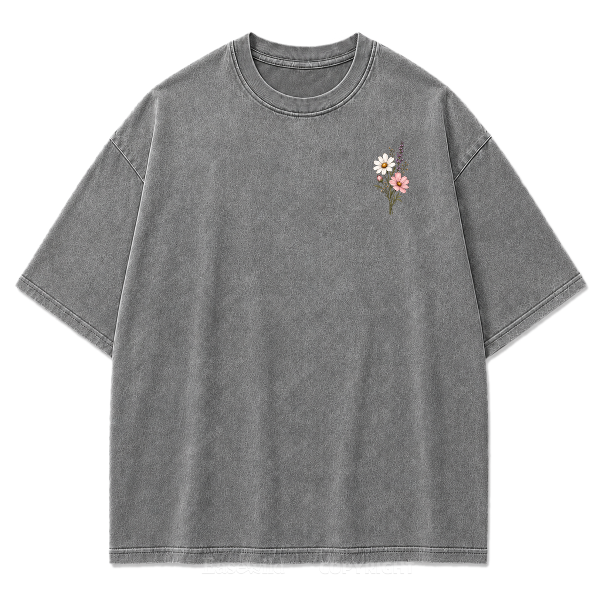 Grow Your Own Way Wildflower Washed Print Tee