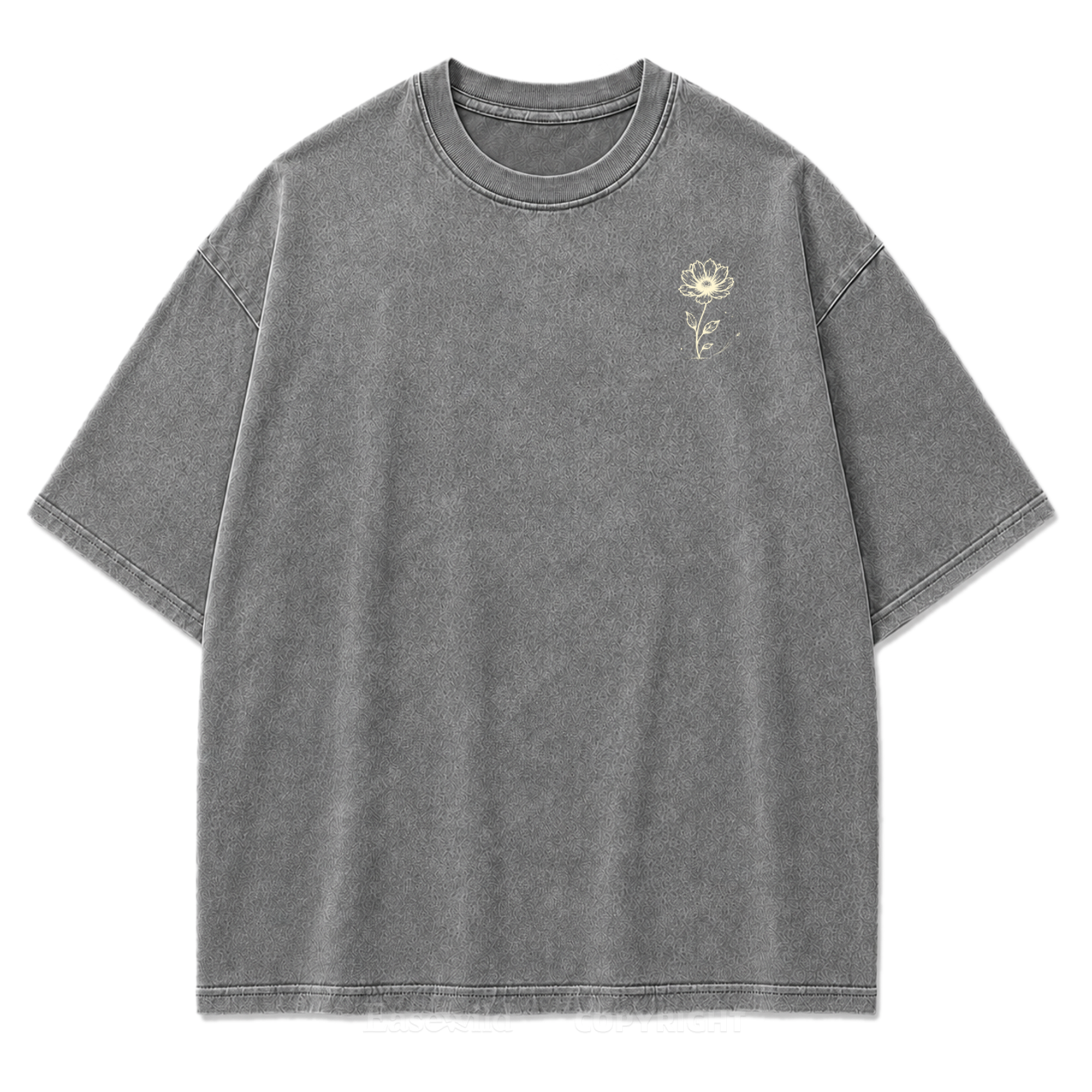 Bloom In Your Own Time Washed Print Tee