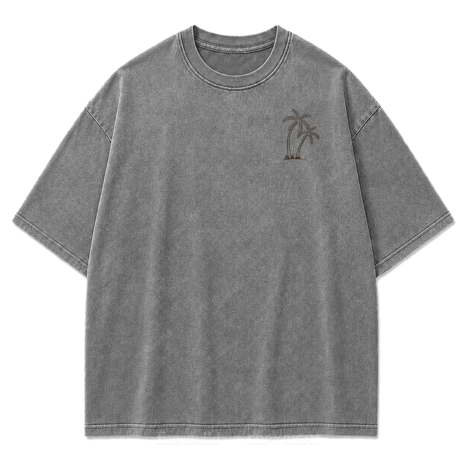Das Meer heilt T-Shirt mit verwaschenem Aufdruck