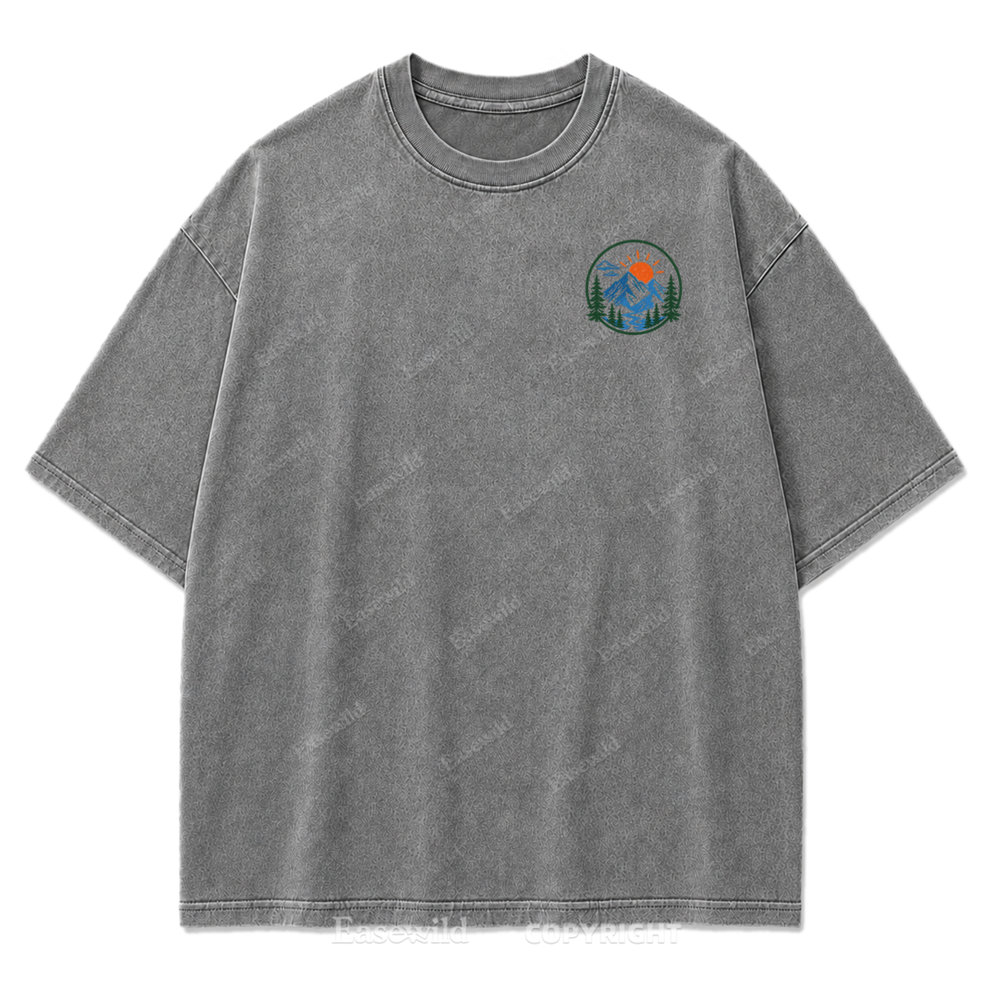 Mountain Escape Adventure T-Shirt mit Waschung