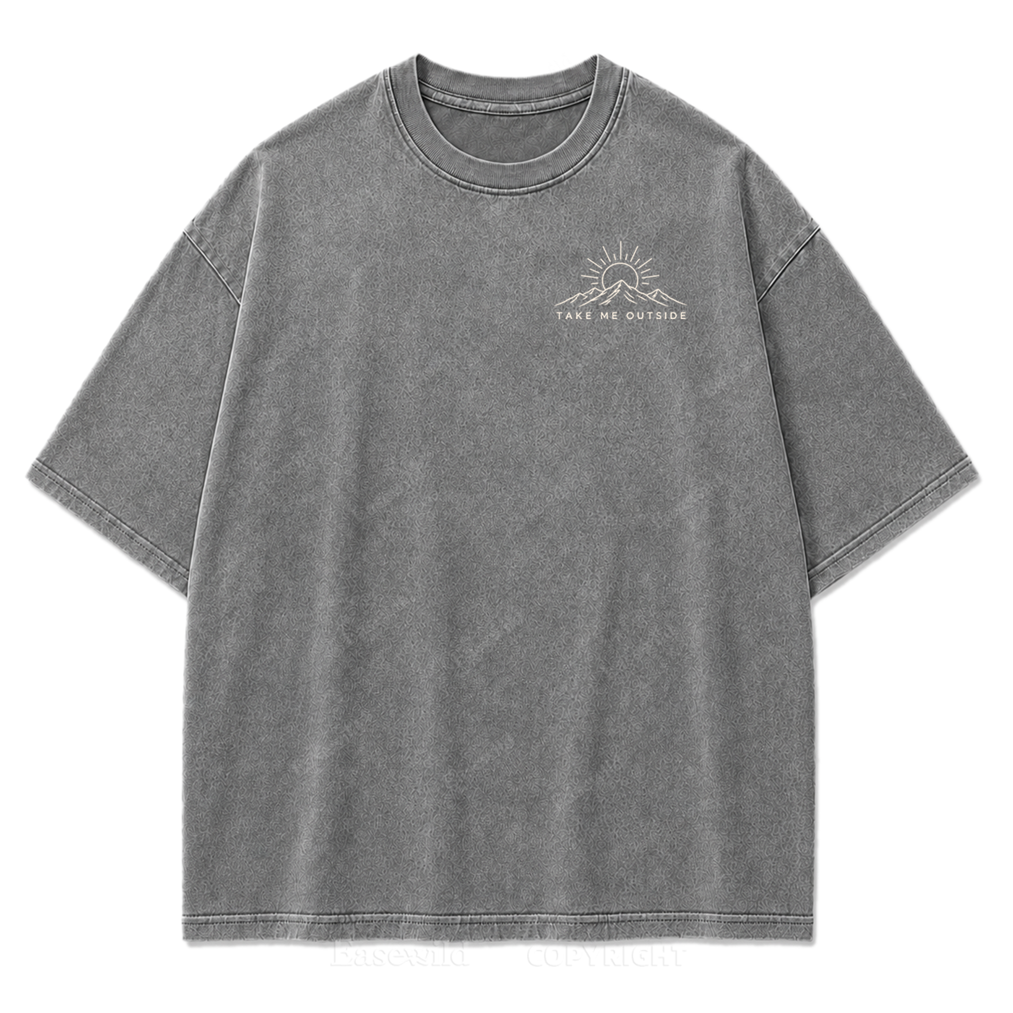 Called Back to the Outside Washed Print Tee