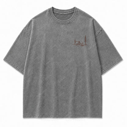 This Is All I Need Camping Washed Print Tee