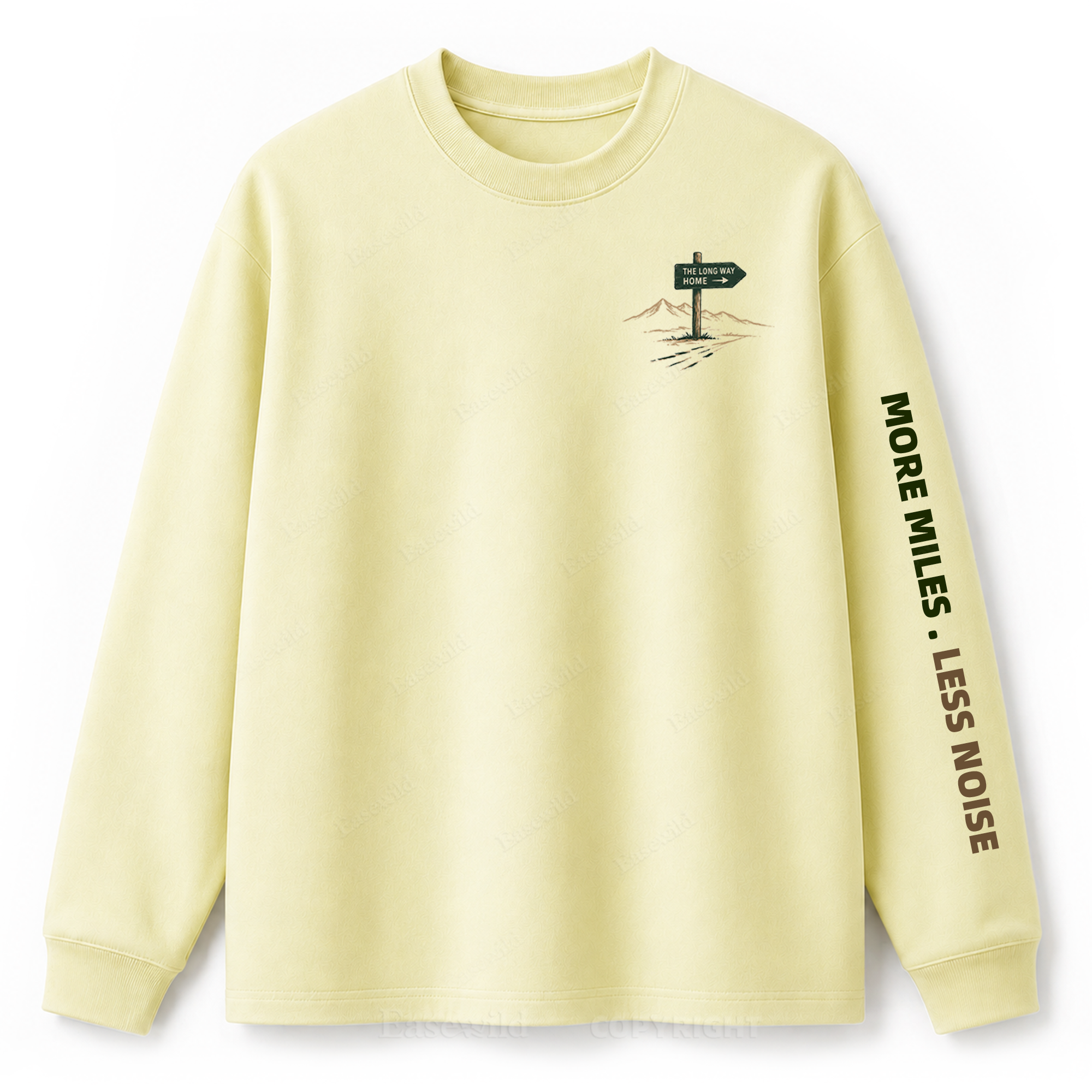 Take the Long Way Home Graphic Long Sleeve Tee