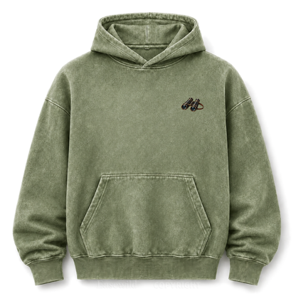 Peace Lives Here Lake Escape Washed Graphic Hoodie