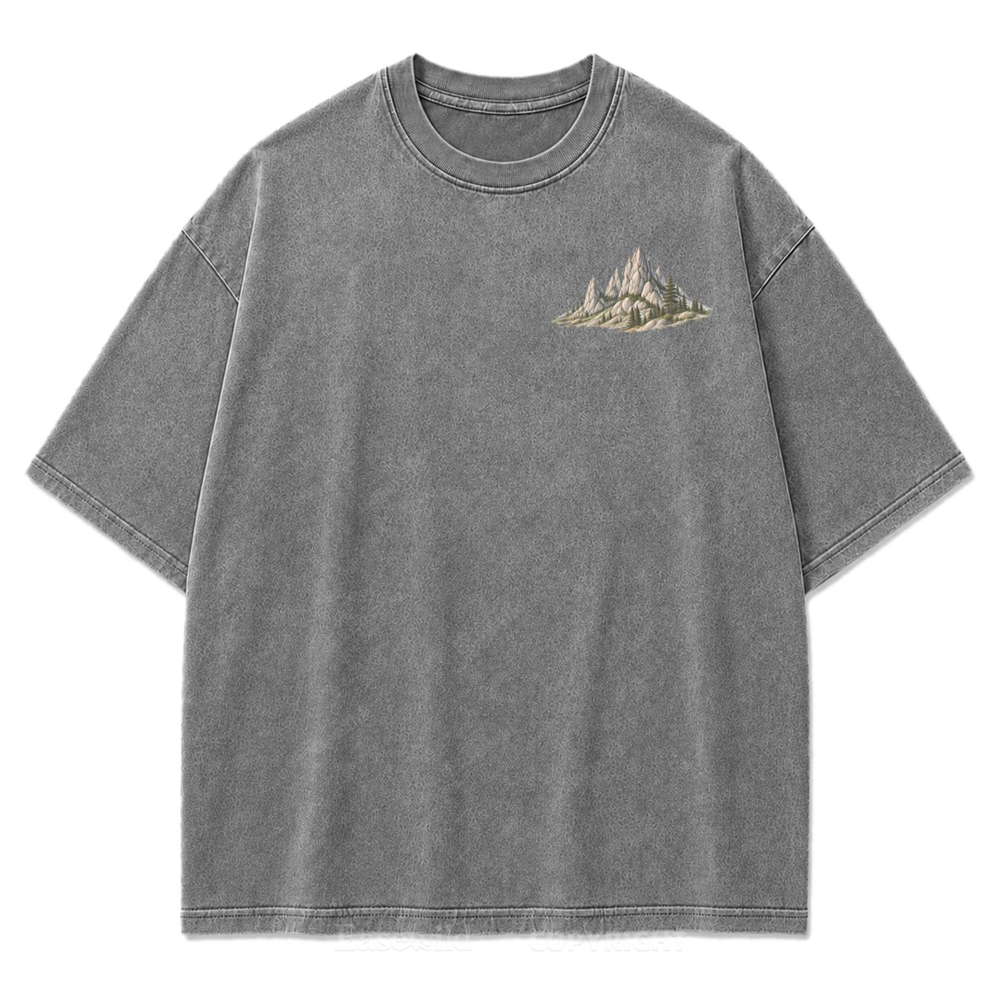 Open Roads Black Hills Washed Print Tee
