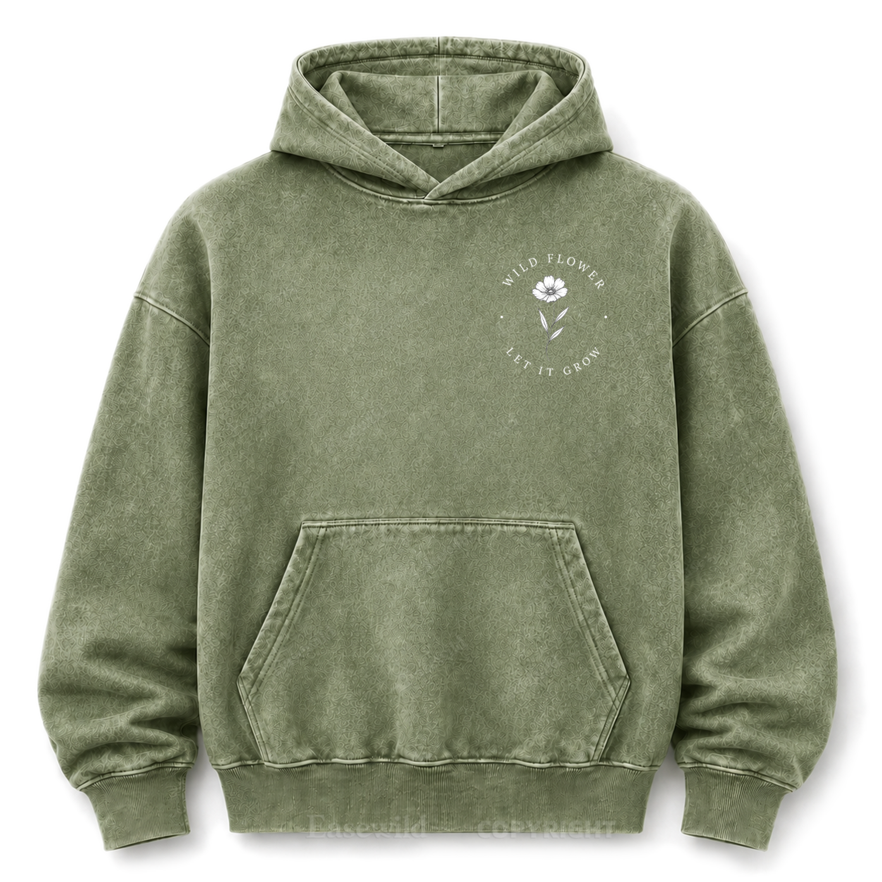 Wildflower Bouquet Washed Graphic Hoodie