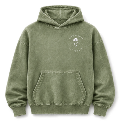 Wildflower Bouquet Washed Graphic Hoodie