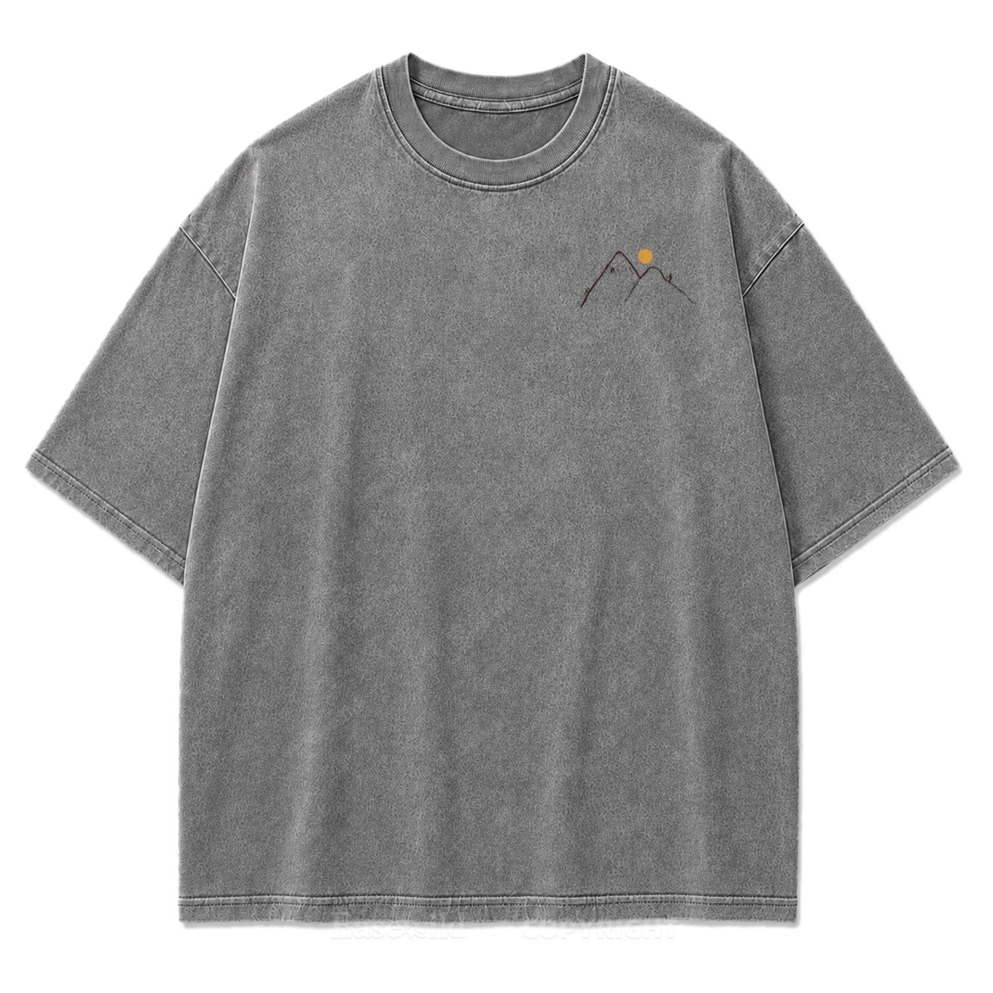 Keep Going Mountain Washed Print Tee