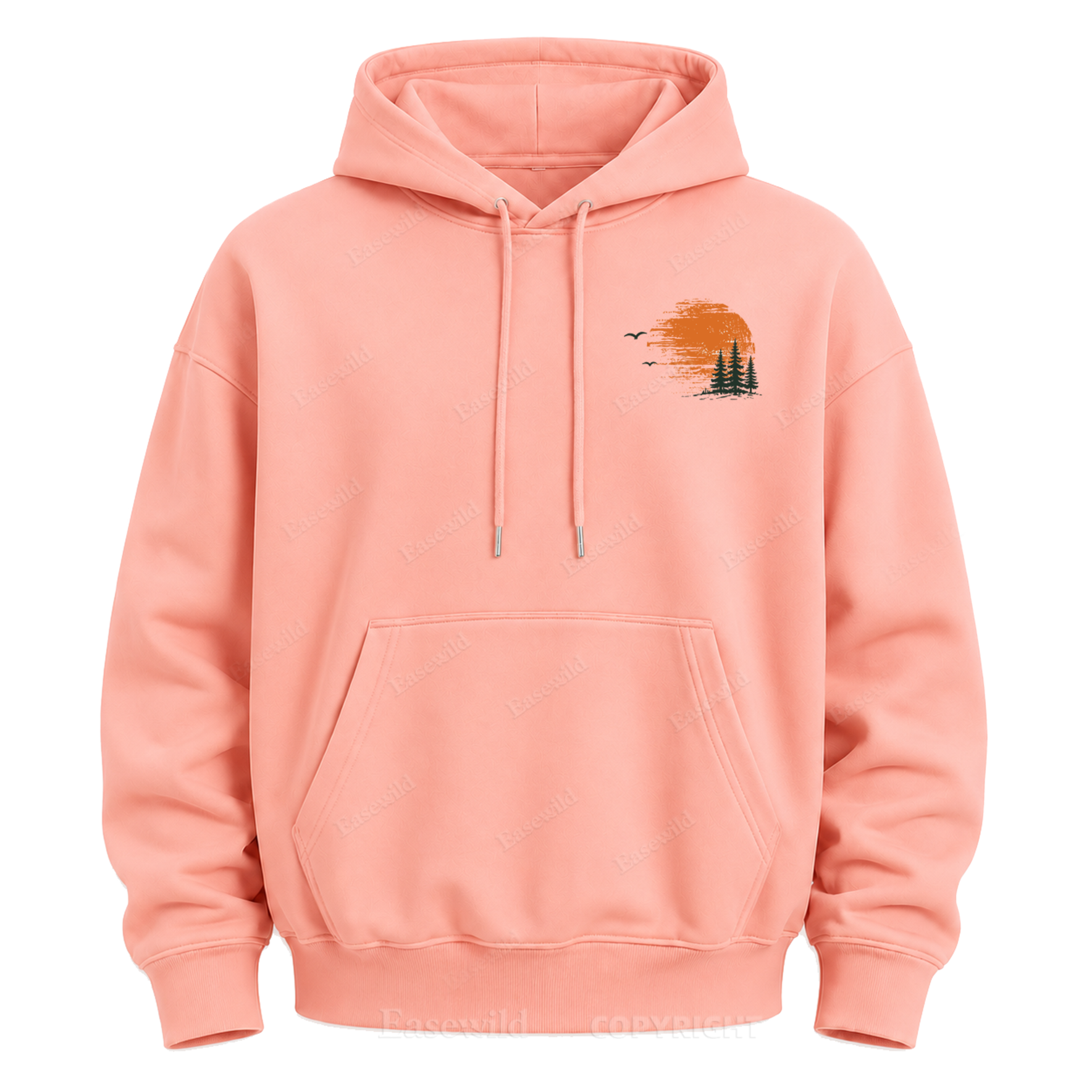 Somewhere Between Lost & Free Graphic Hoodie