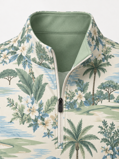 Botanical Links Quarter-Zip Pullover