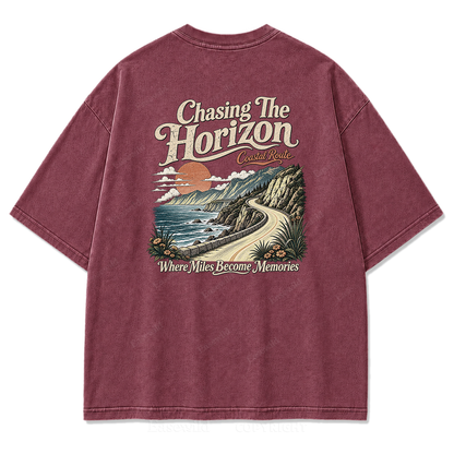 Chasing the Coastal Horizon Print Tee