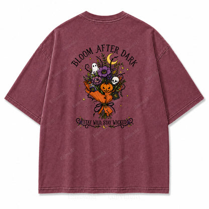 Bloom After Dark Halloween Washed Graphic Tee