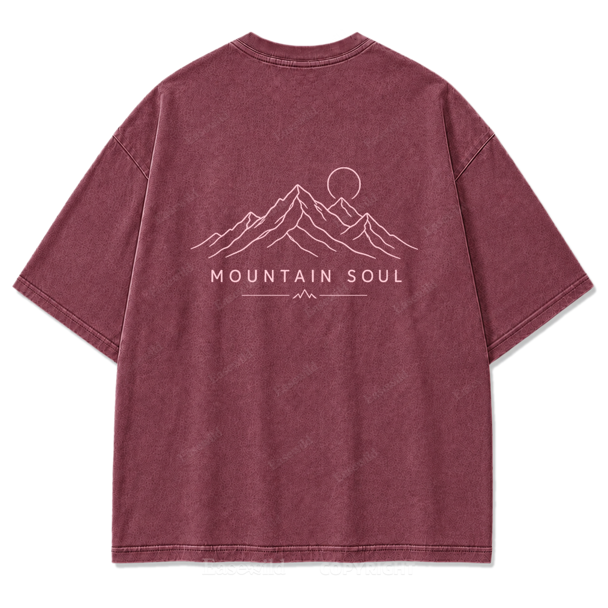 Mountain Soul Minimal Washed Print Tee