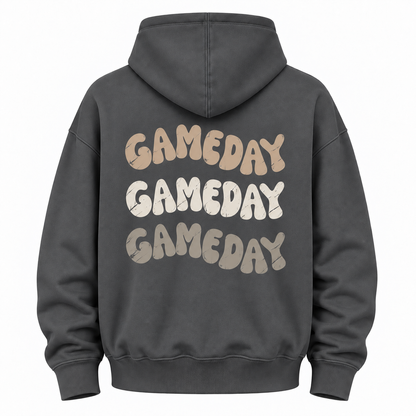 Game Day Baseball Stitch Graphic Hoodie