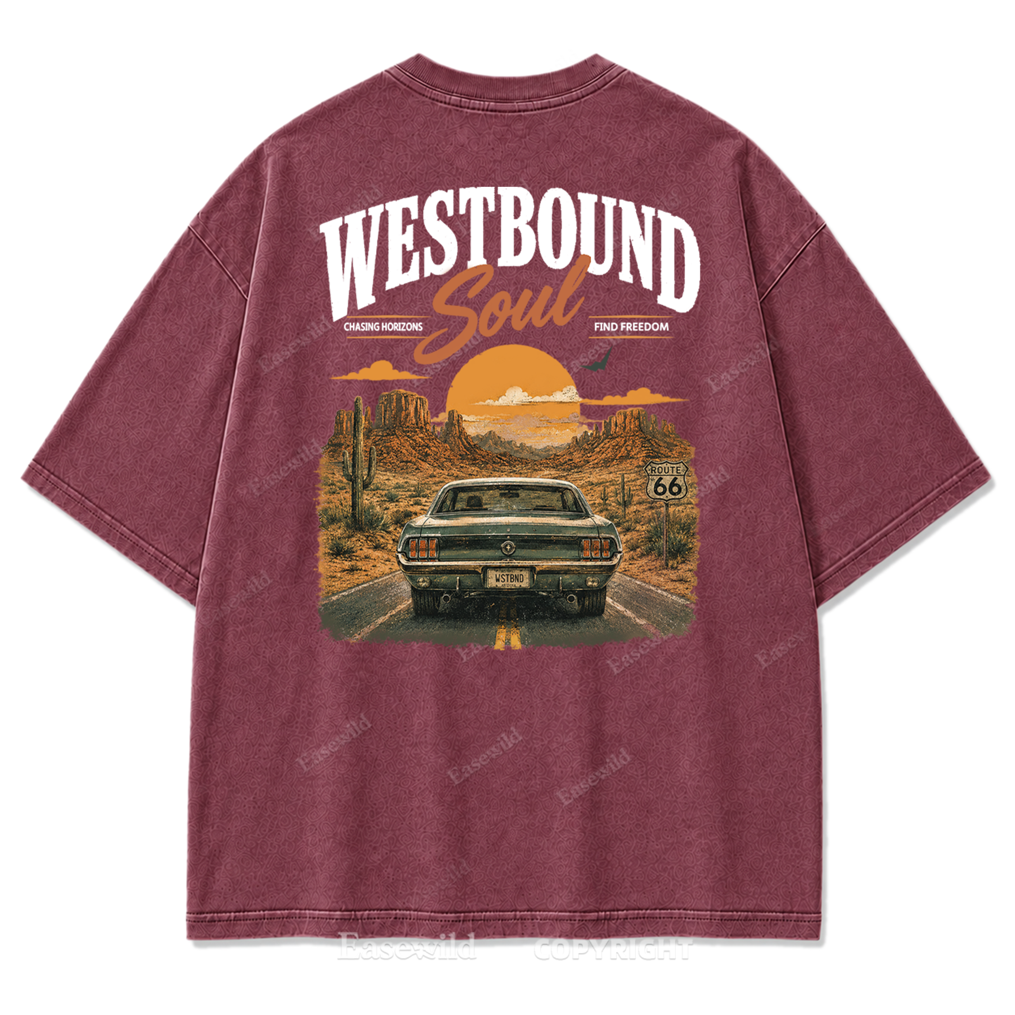 Westbound Soul Washed Print Tee