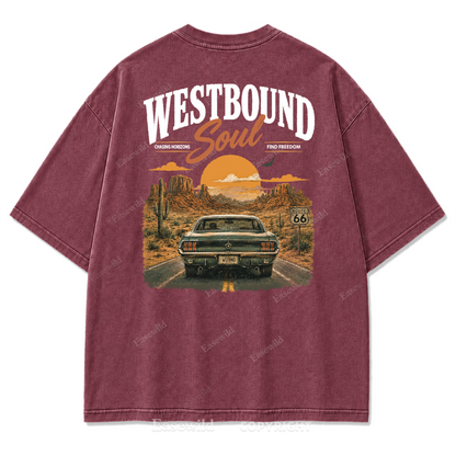 Westbound Soul Washed Print Tee