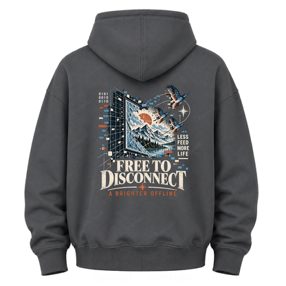 Pixel to Peaks  Graphic Hoodie